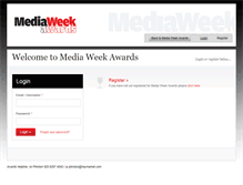 Tablet Screenshot of entries.mediaweekawards.co.uk